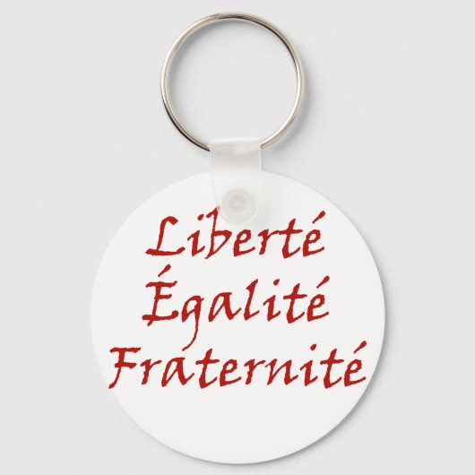 Les Misérables Love: Liberté, Égalité, Fraternité Sleutelhanger (Voorkant)