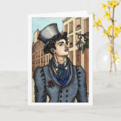 Les Misérables Love: Montparnasse Note Kaart (Gele Bloem)