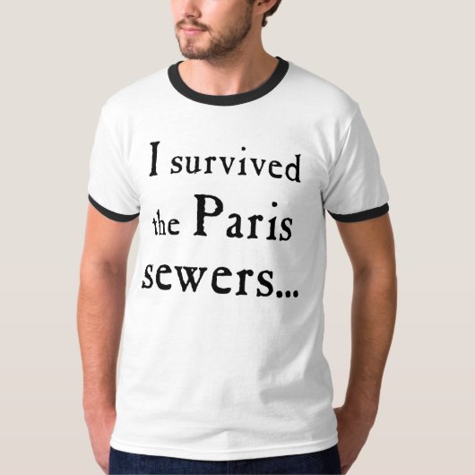 Les Misérables Love: Shirt Parijs Sewers (Voorkant)