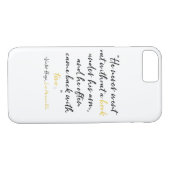 Les Miserables Phone Case Book Quote Victor Hugo (Achterkant (Horizontaal))