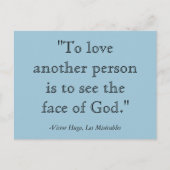 Les Misérables Quote Briefkaart (Voorkant)