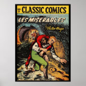 Les Miserables Victor Hugo Comic Book Hoesje Poster (Voorkant)