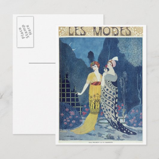 Les Modes Briefkaart (Voorkant / Achterkant)