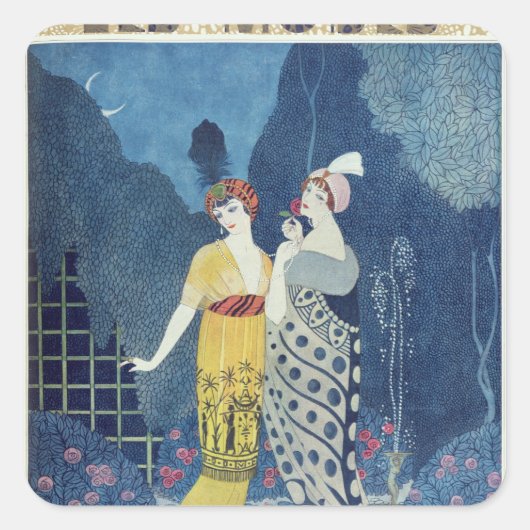 Les Modes Vierkante Sticker (Voorkant)