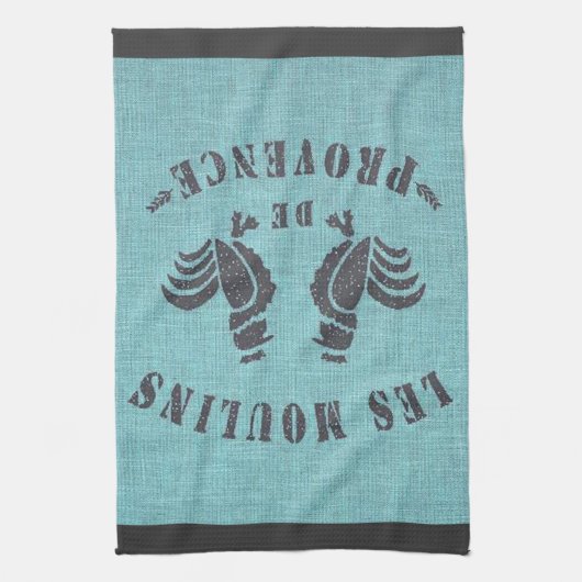 Les Moulins de Provence Theedoek (Verticaal)