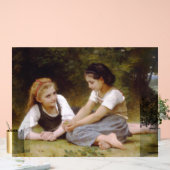 Les Noisettes: Jonge meisjes verzamelen hazelnoten Acryl Bord (Huwelijk)