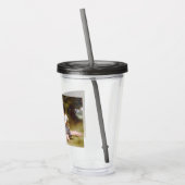 Les Noisettes: Jonge meisjes verzamelen hazelnoten Acryl Drinkbeker (Links)