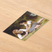 Les Noisettes: Jonge meisjes verzamelen hazelnoten Acryl Uitnodigingen (Laagn)