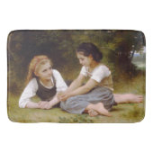 Les Noisettes: Jonge meisjes verzamelen hazelnoten Badmat (Voorkant)