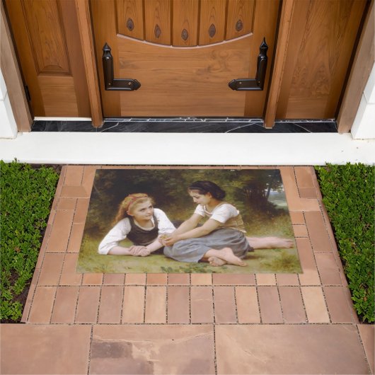 Les Noisettes: Jonge meisjes verzamelen hazelnoten Deurmat (Buiten)