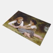 Les Noisettes: Jonge meisjes verzamelen hazelnoten Deurmat (Schuin)