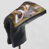 Les Noisettes: Jonge meisjes verzamelen hazelnoten Golfheadcover (3/4 voorkant)