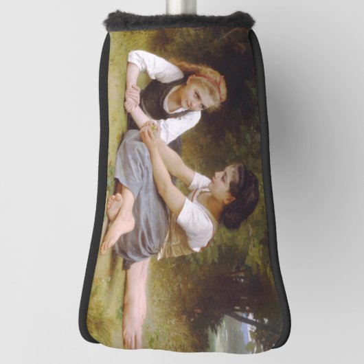 Les Noisettes: Jonge meisjes verzamelen hazelnoten Golfheadcover (Draai 90)