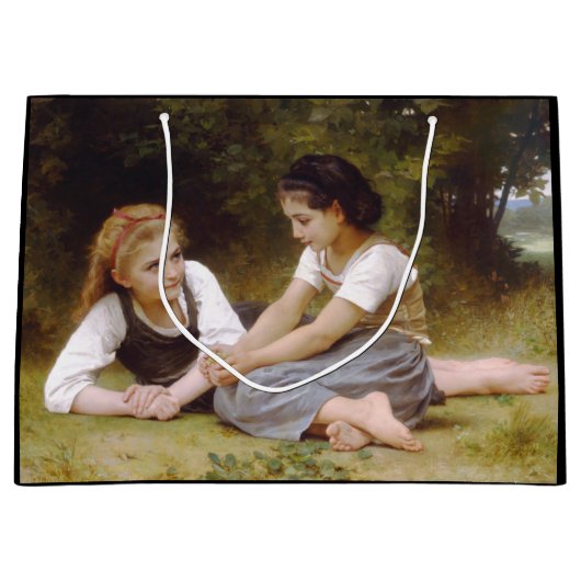 Les Noisettes: Jonge meisjes verzamelen hazelnoten Groot Cadeauzakje (Voorkant)