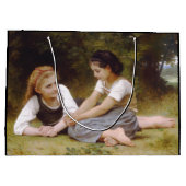 Les Noisettes: Jonge meisjes verzamelen hazelnoten Groot Cadeauzakje (Achterkant)