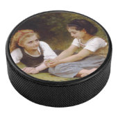 Les Noisettes: Jonge meisjes verzamelen hazelnoten Hockey Puck (3/4)