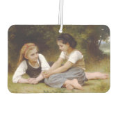 Les Noisettes: Jonge meisjes verzamelen hazelnoten Luchtverfrisser (Achterkant)