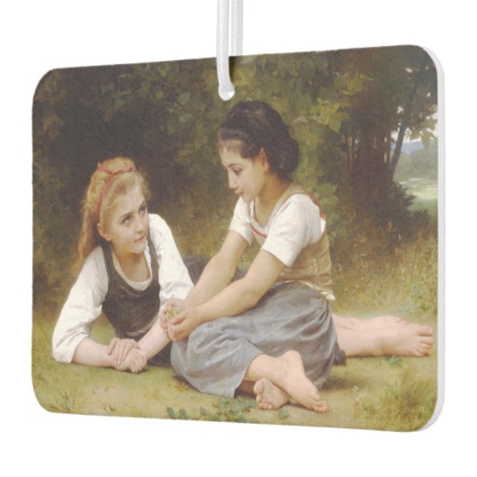 Les Noisettes: Jonge meisjes verzamelen hazelnoten Luchtverfrisser (Links)