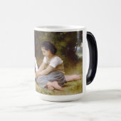 Les Noisettes: Jonge meisjes verzamelen hazelnoten Magische Mok (Voorkant rechts)