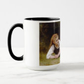 Les Noisettes: Jonge meisjes verzamelen hazelnoten Mok (Links)