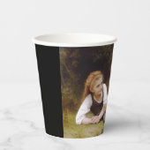 Les Noisettes: Jonge meisjes verzamelen hazelnoten Papieren Bekers (Voorkant)