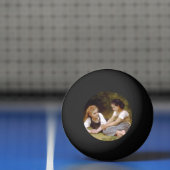 Les Noisettes: Jonge meisjes verzamelen hazelnoten Pingpongbal (Net)