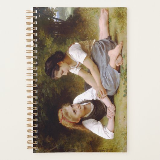 Les Noisettes: Jonge meisjes verzamelen hazelnoten Planner (Voorkant)