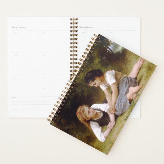 Les Noisettes: Jonge meisjes verzamelen hazelnoten Planner (Display)