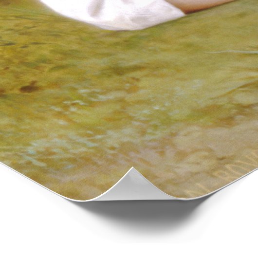 Les Noisettes: Jonge meisjes verzamelen hazelnoten Poster (Hoek)