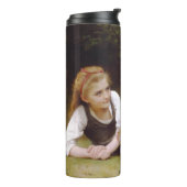 Les Noisettes: Jonge meisjes verzamelen hazelnoten Thermosbeker (Gedraaid links)