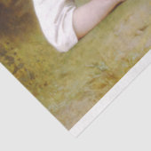 Les Noisettes: Jonge meisjes verzamelen hazelnoten Tissuepapier (Detail)