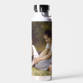 Les Noisettes: Jonge meisjes verzamelen hazelnoten Waterfles (Links)