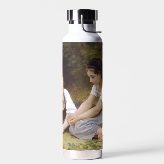 Les Noisettes: Jonge meisjes verzamelen hazelnoten Waterfles (Links)