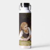 Les Noisettes: Jonge meisjes verzamelen hazelnoten Waterfles (Voorkant)