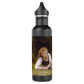 Les Noisettes: Jonge meisjes verzamelen hazelnoten Waterfles (Links)