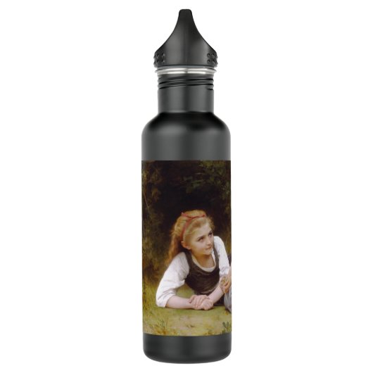 Les Noisettes: Jonge meisjes verzamelen hazelnoten Waterfles (Links)