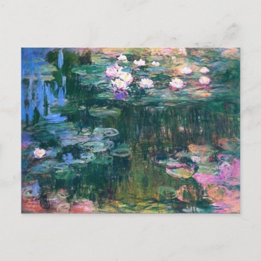 Les Nymphéas - Claude Monet Briefkaart (Voorkant)