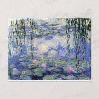 Les Nympheas de Claude Monet (Water Lilly) Briefkaart