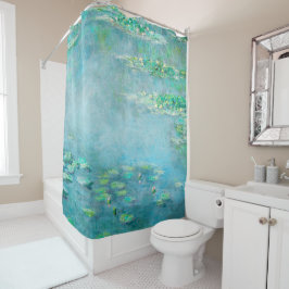 Les Nympheas Water Lilies Fine Art Douchegordijn