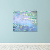 Les Nympheas Water Lilies Impressionisme Fine Art Canvas Afdruk (Insitu (Houten vloer))