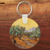 Les oliviers de Vincent Van Gogh (Olijfbomen) Sleutelhanger (Voorkant)