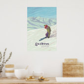 Les Orres Frankrijk Skigebied Poster (Keuken)