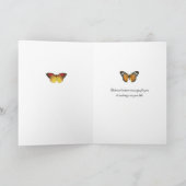 Les Papillons dankt u kaardt Bedankkaart (Binnen)