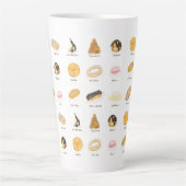 Les Pâtisserie Françaises waterverf Latte Mok (Voorkant)