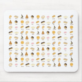 Les Pâtisserie Françaises waterverf Muismat