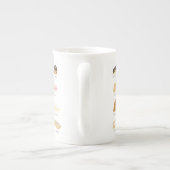 Les Pâtisserie Françaises waterverf Porselein Kop (Achterkant)