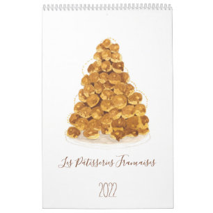 Les Pâtisseries Françaises Calendar Kalender