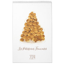 Les Pâtisseries Françaises  Kalender