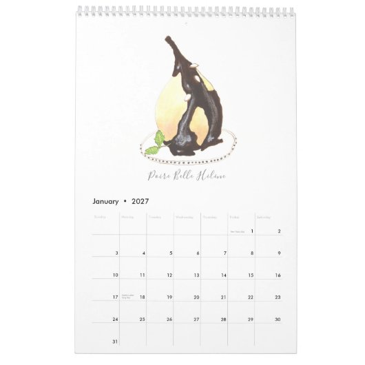 Les Pâtisseries Françaises  Kalender (Jan 2027)