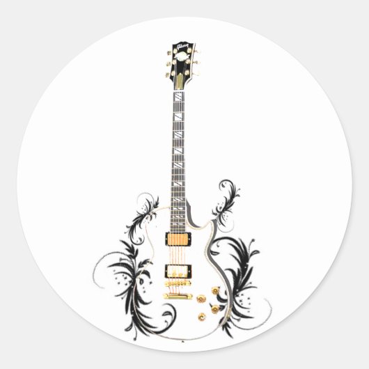 les_paul ronde sticker (Voorkant)